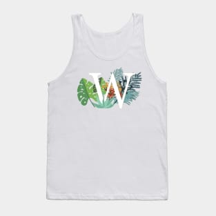 Plant Letter W Tank Top